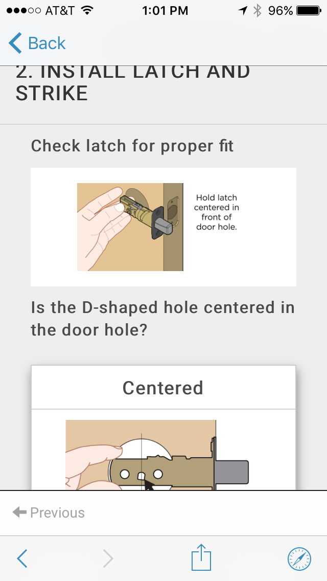 Centering Latch and Strike