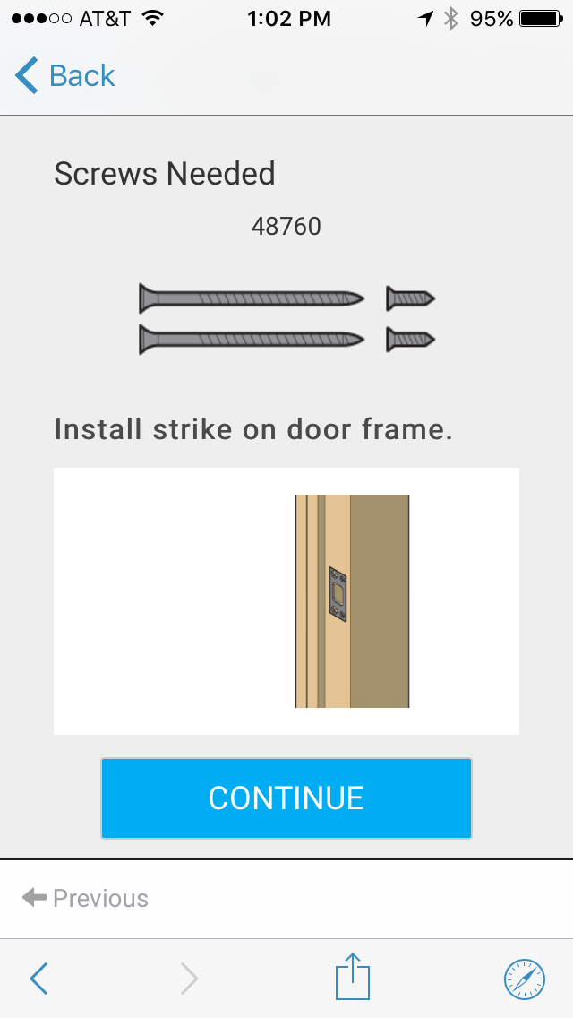 Installing Strike on Door Frame