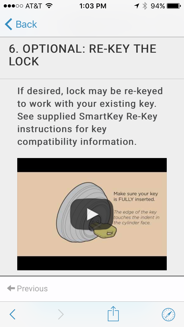 RE-Key Kevo Smart Lock