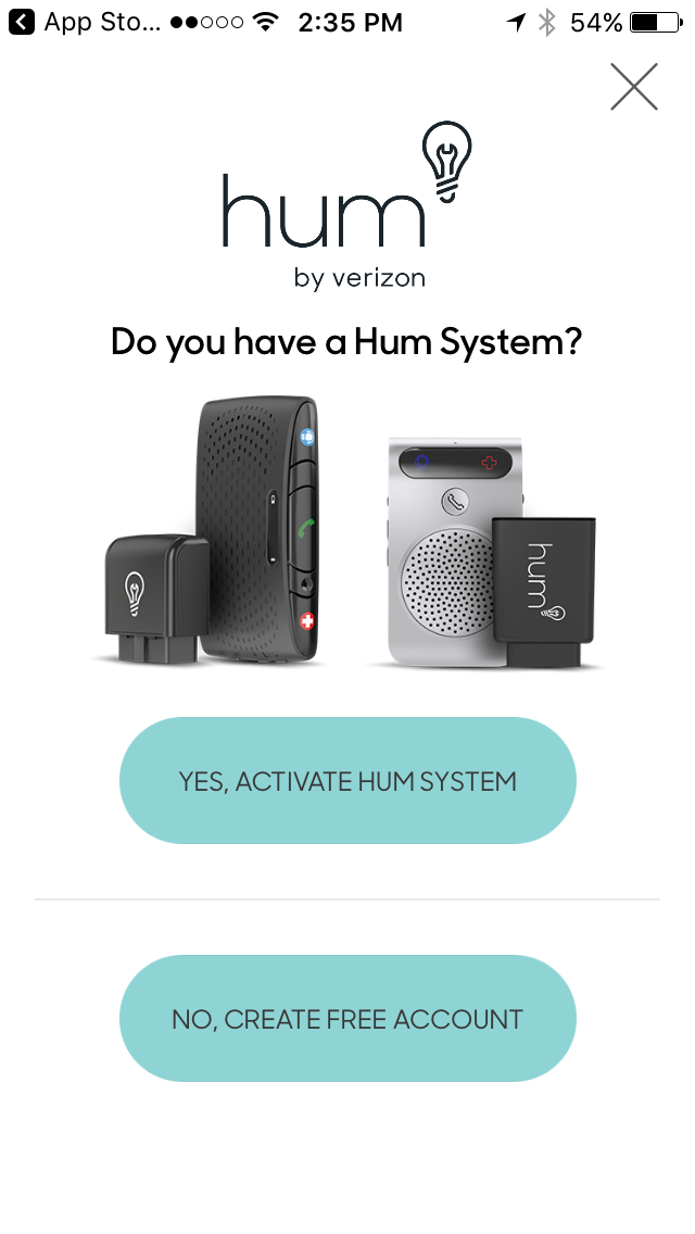 Activate your HumX through the Hum app.