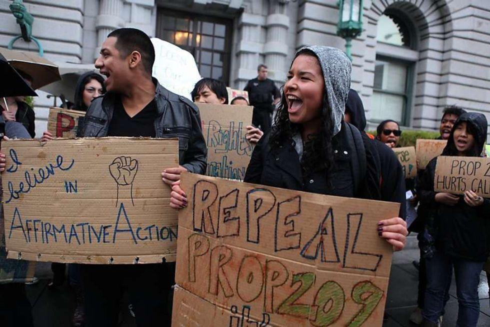 Call for the Repeal of Prop 209, February 2012