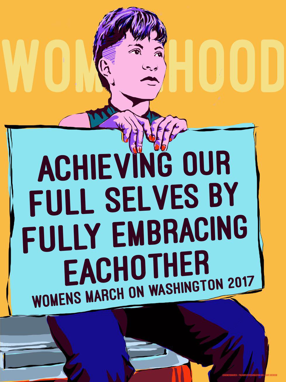 Women's March on Washington, Kate Diciccio, "Embracing Each Other"