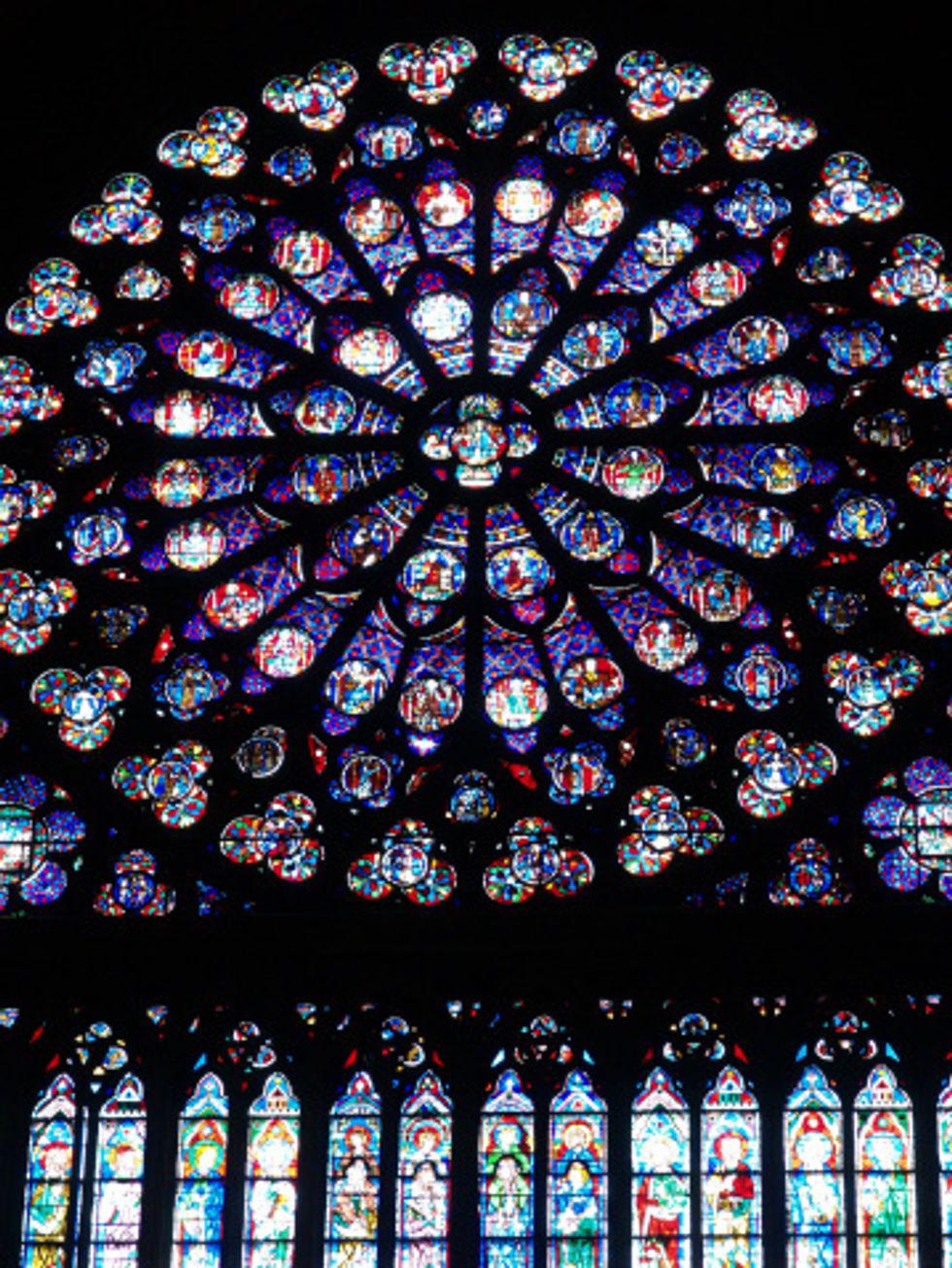 The rose window is an ancient kaleidoscope