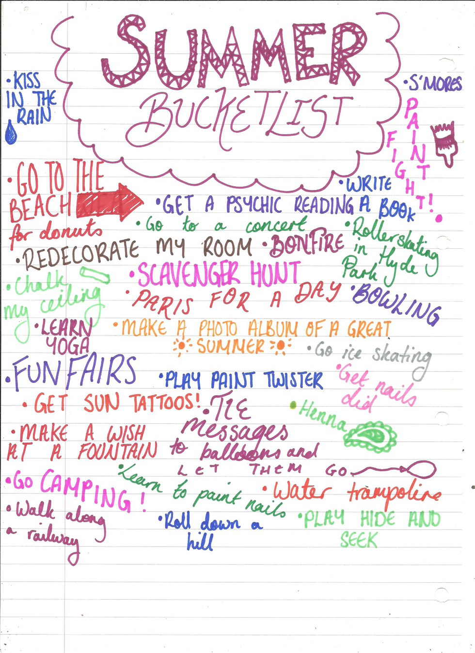 5 Reasons You Need To Make A Summer Bucket List Right Now