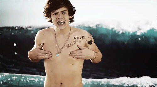 Image result for harry styles 4 nipples kiss you gifs