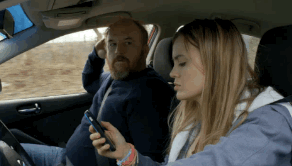 Image result for gifs of people messaging while driving