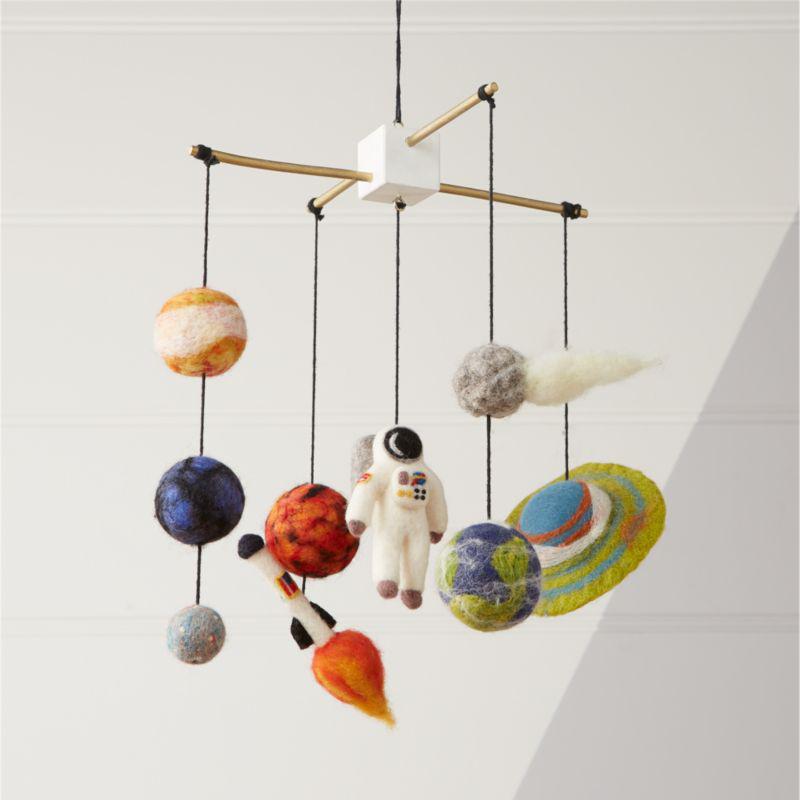 Crate and Barrel solar system mobile